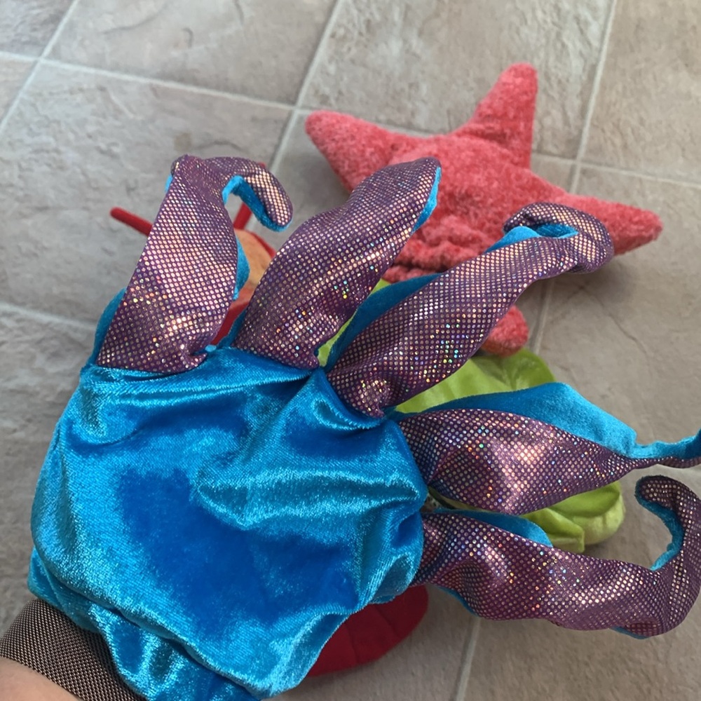 Set of 4 Ocean themed Hand Puppets - So Cute! - Picture 3 of 7
